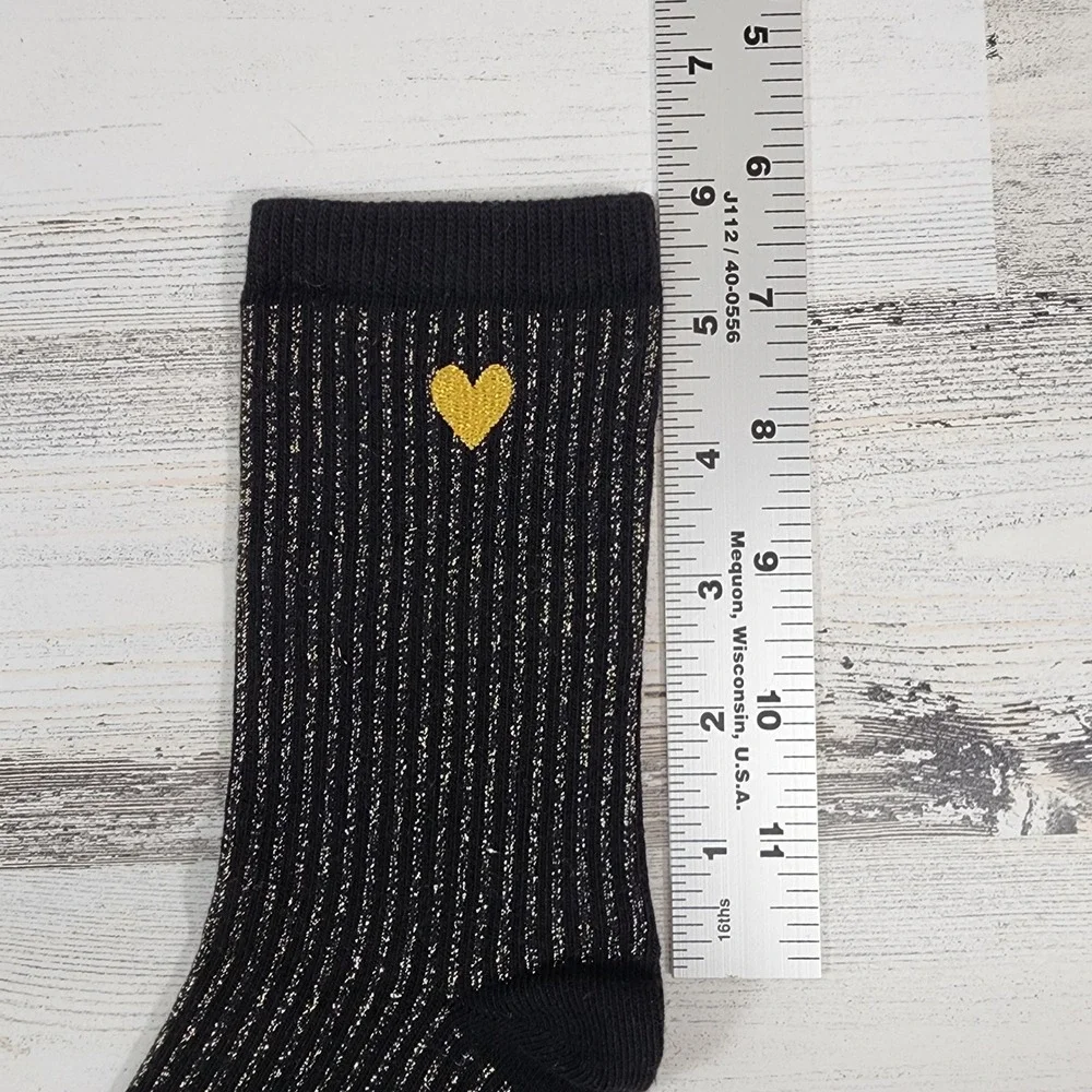 & Other Stories Gold Heart Socks
